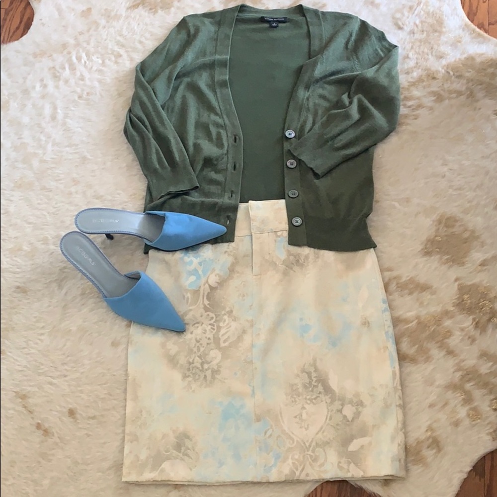 SOLD Fitted A-Line Skirt